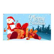 Christmas garage decoration cloth banner tapestry