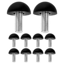 Regulowane nóżki poziomujące do mebli – metal i guma, 3 cm