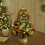 Mini Flocked Christmas Tree with 30 LED Lights, 17.7 in 1
