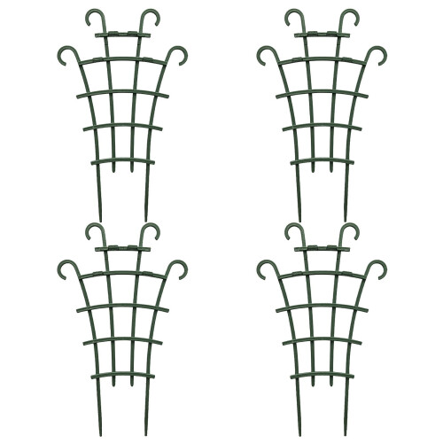 Stabelbart espalier til indendørs planter, 8 stk. PP-plast