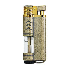 Vintage Trench Lighter – kovová steampunková cigareta