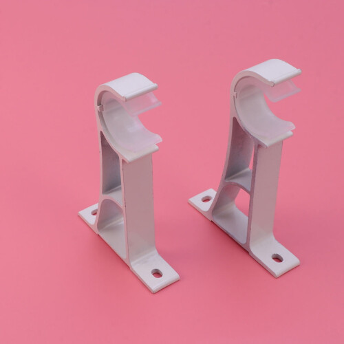 Gardinstångsfästen i aluminiumlegering, 2-pack