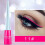 Mat rosarød flydende glitter eyeliner 1