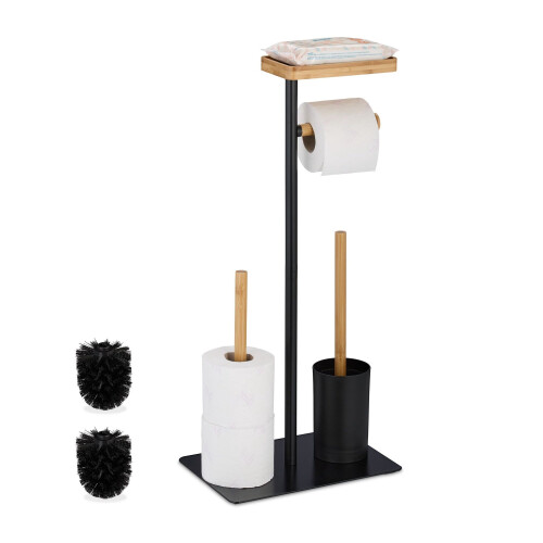 Toiletstoel van bamboe en ijzer 1