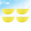 Fette di limone artificiali - Plastica, 5,2 cm, 10 pezzi 1