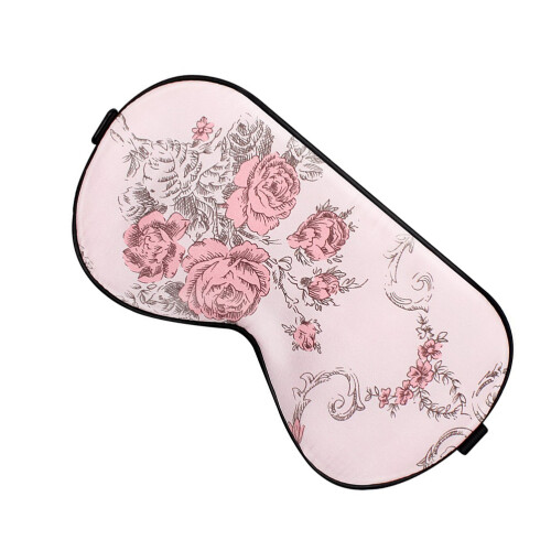 Masque De En Soie Rose Doux Confortable