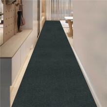 (Black, 200*60cm/78.7*23.6inch) Area Running Rugs Non slip Floor Mat Floor Mat Perfect for Hardwood Floors Bedside Mat