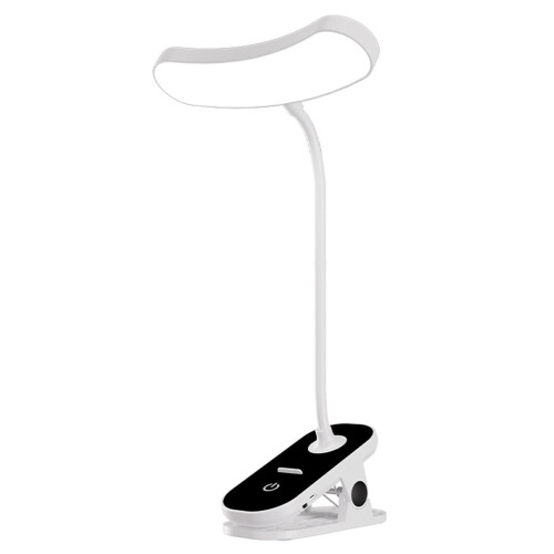 Lámpara LED recargable con clip y 3 niveles de brillo. 1