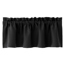 Verduisterend volantgordijn voor keukenraam 57x18 inch
