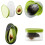 ACDANC Avocado Saver Set van 2 4