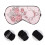 Masque De En Soie Rose Doux Confortable 6