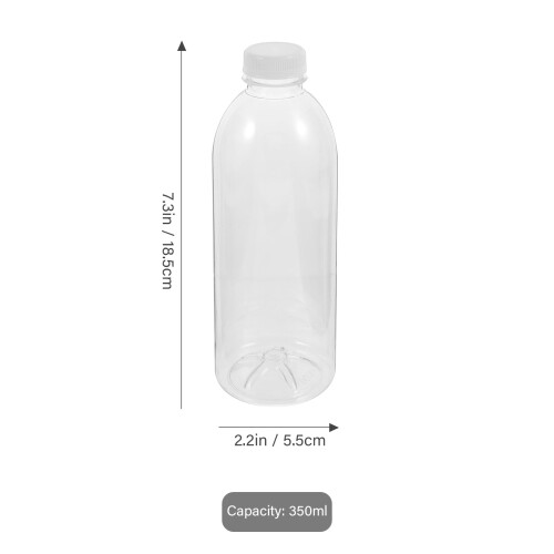 350 ml PET-juiceflaskor med läckagesäkert lock (10-pack) 1