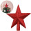 Glitter Christmas Tree Star Topper 20cm 2