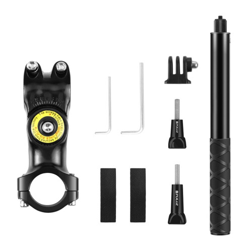 Aluminum Selfie Stick with Handlebar Mount – 11 in to 1