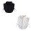 Detachable False Collar Girls Decorative Pearls Accessory-White 2