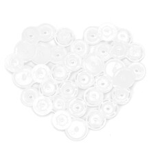 Boutons-pression ronds, boutons-pression en plastique, boutons-pression en résine pour la couture, les loisirs créatifs, les bavoirs, les couches