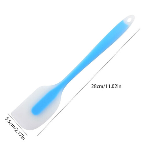 Espátula grande de silicona rosa – Resistente al calor, flexible, 1