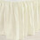 Crib Skirt Solid Colour Dust Ruffle Milk White 3