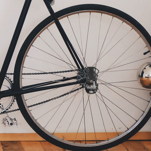 2-pack hopfällbara fotstöd i stål för cykel 2