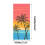 Serviette de plage en microfibre à séchage rapide et sans sable, 71 x 150 cm 2