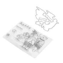 Sellos transparentes TPR con formas de animales 14,7 x 10,5 cm