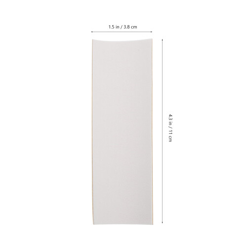 10 st Finger Skateboard Grepptejp Skum Vit 2