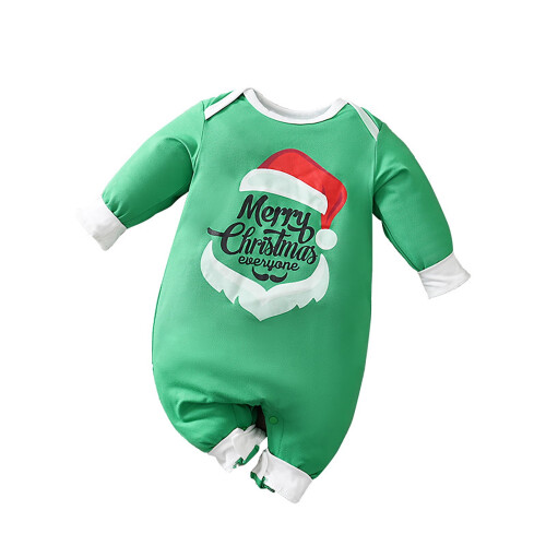 Baby Jule-romper langermet bomull 6-9 måneder 1