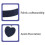 Κολιέ Denim Choker για γυναίκες, κολιέ Punk Goth με μενταγιόν σε σχήμα καρδιάς και γοτθική 4