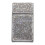 Silver PU Case with Rhinestones for Men Portable Holder 1