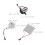 1Set Compact Metal Fireplace Fan Accessories Motor Replacement Kit Set 2