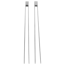 2Pcs Silver Ear Spa fork with Ergonomic Grip for Daily Ear Care