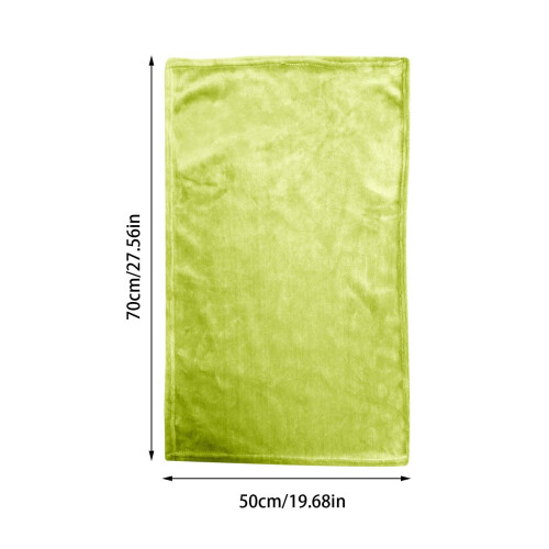Flannel Velvet Blanket 55x75 cm Solid Color Soft Cozy 2