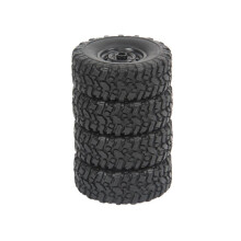 12 Stuks 65Mm Band Banden Wiel voor MN D90 D99S MN-90 MN91 MN98 MN99S WPL C14 C24 C24-1 C34 B14 B24 B36 RC Auto Upgrade Onderdelen