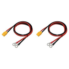 2X XT90H Naar O-Ring Aansluitkabel, XT90H Vrouwelijk Naar O-Ring Aansluitkabel voor RC Lipo-Accu FPV-Drone Zonne-Energiecentrale