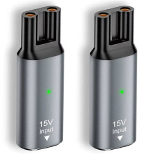2X 15 V HQ8505 Typ-C Rasierer-Adapter, Ladekonverter für Norelco One Blade Pro QP6520 QP6530QP6510 Bartschneider B