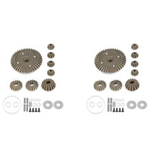 2X RC Car Upgrade Differential Gear Kit 22049 for 39T XV02 TT02 MB01 BT01 XM01 RC Car Upgrade Accessories