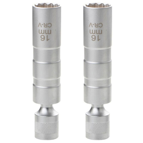 2X Extend  Socket Wrench 12 Angle Repairing Removal Tool Thin Wall 3/8 Inch Drive Sockets 16mm