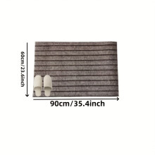 (A-Brown, 60*90cm) Dog Door Mat for Muddy Paws - Non-Slip, Absorbent, Washable Entryway Mat with Rubber Backing