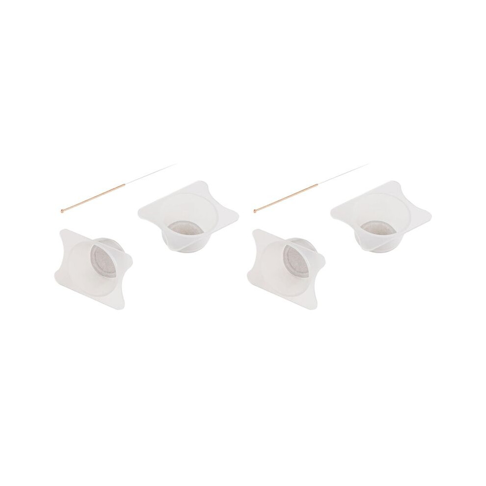 Airbrush Filter Cup, 4Pcs Airbrush Special Paint Filter Cup With 0.3Mm Airbrush Spray-Gun Needle For Paint Airbrush 6031357767555