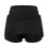 Women's Black Solid Skorts with Pockets Mid-Waist 5