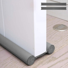 Paraspifferi sottoporta, guarnizione inferiore impermeabile antiparassita, blocca la luce, flessibile, su misura, risparmio energetico (2 pezzi)