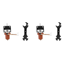 2X K1 Ceramic Hotend Kit -Quick Swap Nozzle, Integrated Extruder Hot End Replacement for K1 MAX, K1C 3D Printer