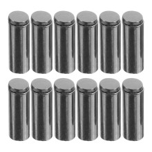 36Pcs Zinc Alloy Drawstring Tips for Hoodies Dark Grey Shoe Lace Ends