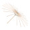 Beige Bamboe Handgemaakte Oliepapier Parasol Frame DIY 1