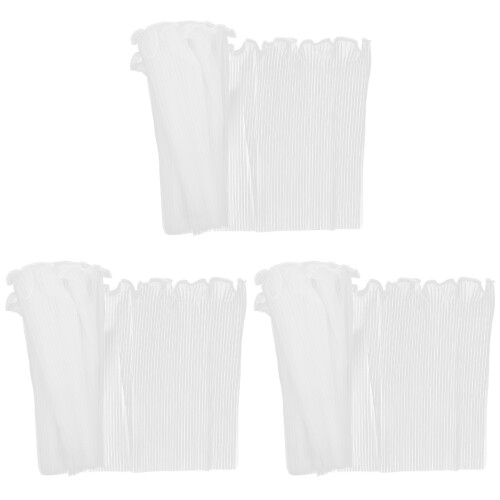 White Flower Wrapping Yarn Polyester for Gift and Party Packaging