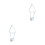2Pcs Plastic LED Neon Lamp Light for Bedroom Decoration 2