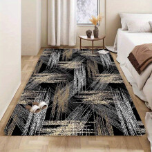(100cmX150cm(39.37inX59.05in)) Durable Home Decor Kitchen Rugs - 1pc Thick 0.43inch Non-Slip Luxury Geometric Pattern