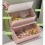 Multi Compartment Drawer Organiser For Coffee-Peach Demon Green 6