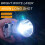 Linterna frontal LED recargable superbrillante e impermeable H1H5 2