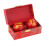 Baoding Balls Chinese Red Fu Design 2pcs with Storage Box 3